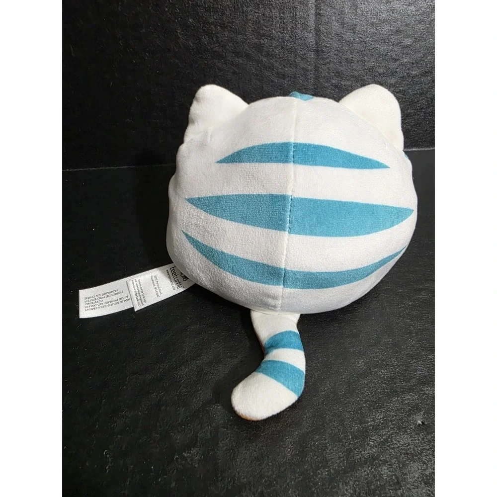 TeeTurtle TABBY CAT Orange‎ Happy Kitty, Blue Icy Mad Cat Transforming Plush